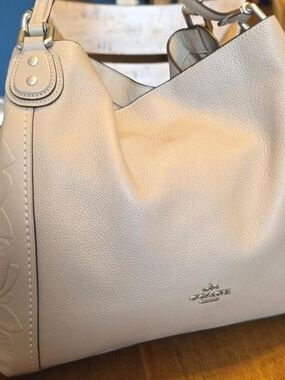 Coach Edie Shoulder Bag 31 with Tea Rose tooling